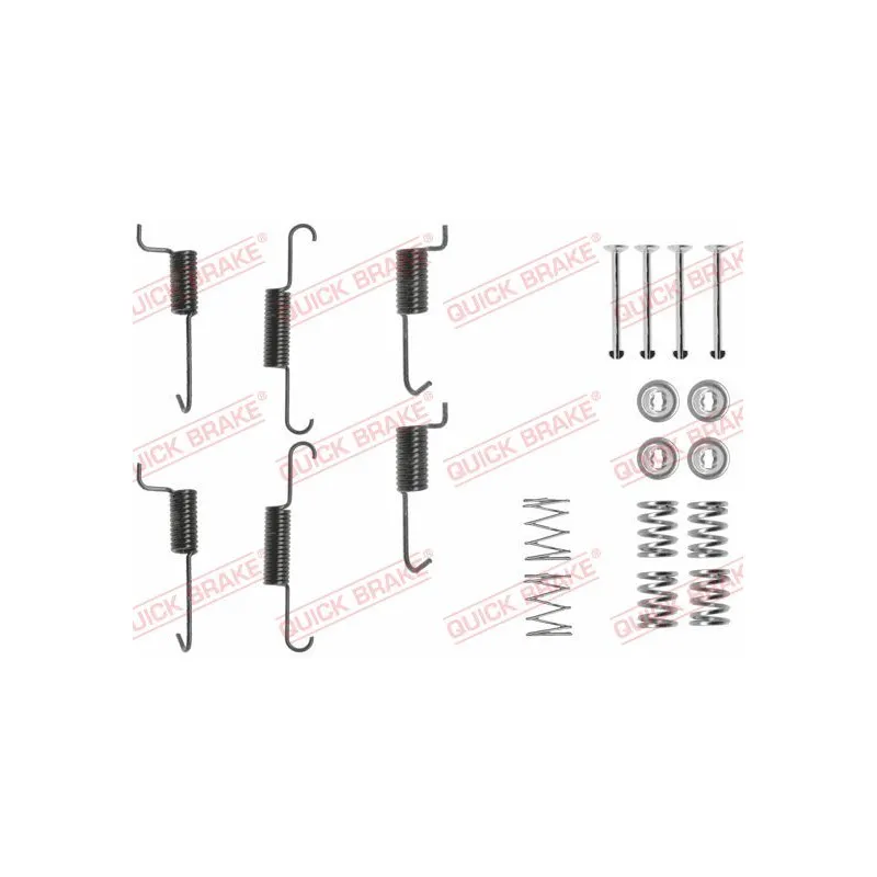 Kit d'accessoires, mâchoires de frein de stationnement QUICK BRAKE 105-0823