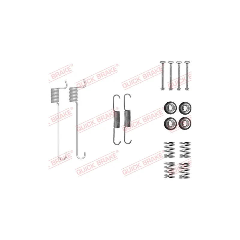 Kit d'accessoires, mâchoires de frein de stationnement QUICK BRAKE 105-0848