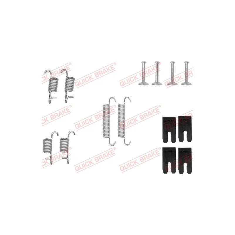 Kit d'accessoires, mâchoires de frein de stationnement QUICK BRAKE 105-0850