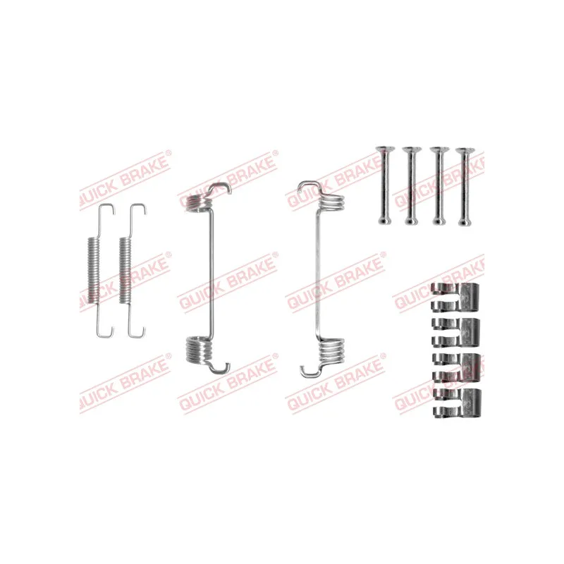 Kit d'accessoires, mâchoires de frein de stationnement QUICK BRAKE 105-0851