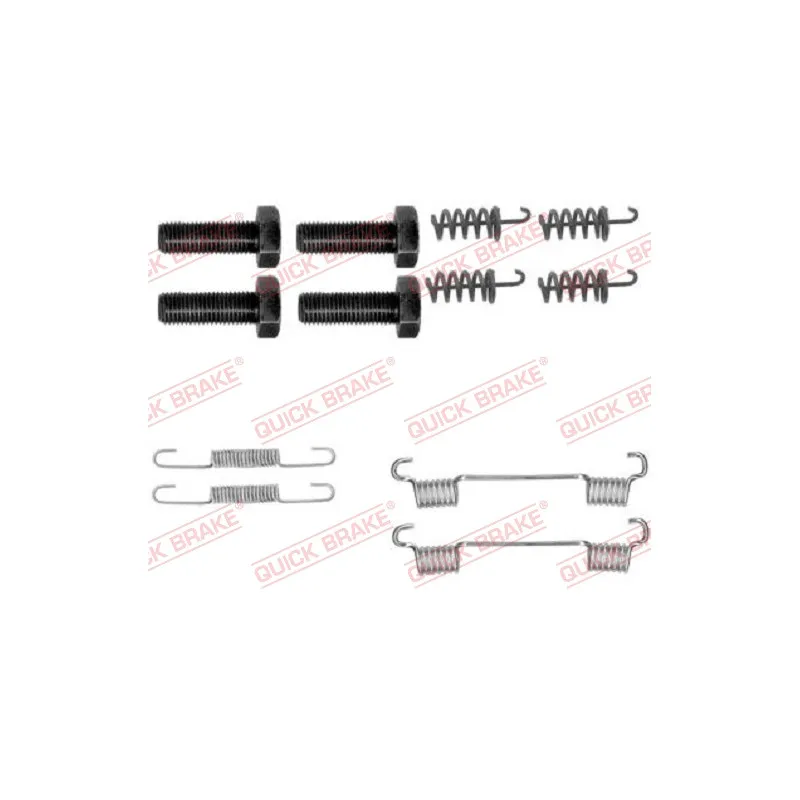 Kit d'accessoires, mâchoires de frein de stationnement QUICK BRAKE 105-0865