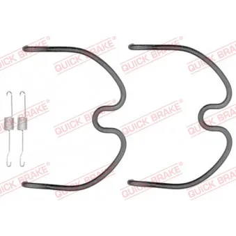 Kit d'accessoires, mâchoire de frein QUICK BRAKE 105-0872