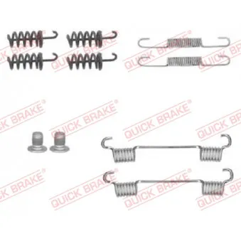 Kit d'accessoires, mâchoires de frein de stationnement QUICK BRAKE 105-0874
