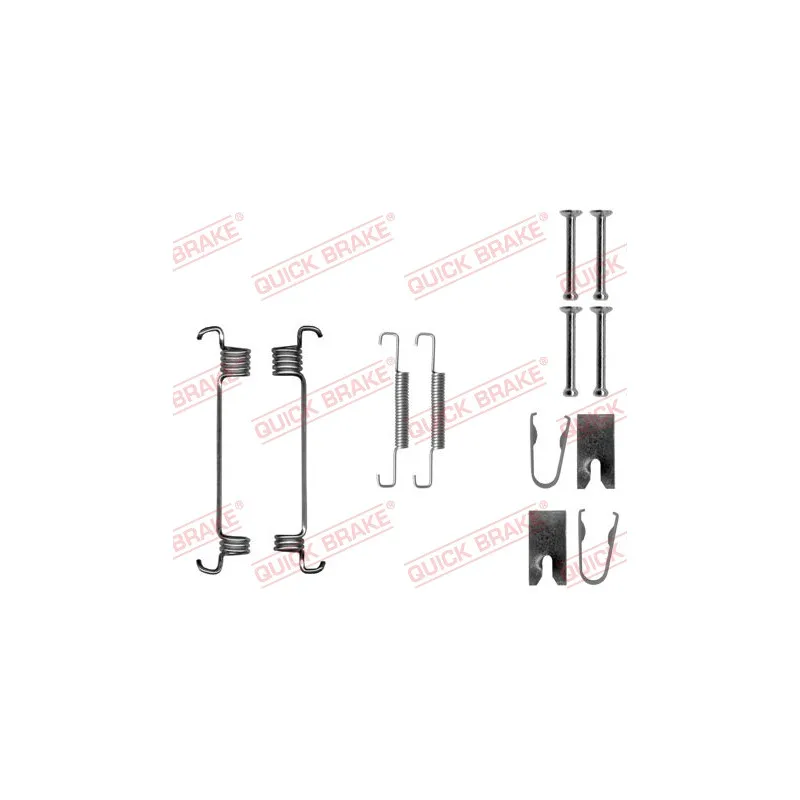 Kit d'accessoires, mâchoires de frein de stationnement QUICK BRAKE 105-0875