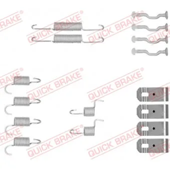 Kit d'accessoires, mâchoires de frein de stationnement QUICK BRAKE 105-0876