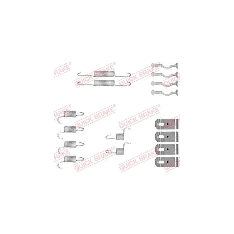Kit d'accessoires, mâchoires de frein de stationnement QUICK BRAKE 105-0876