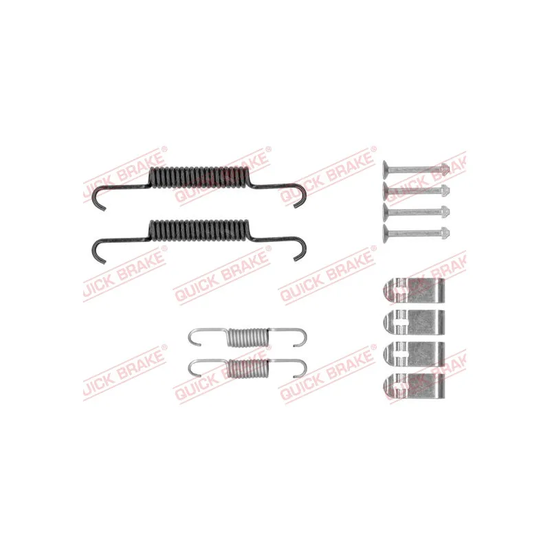 Kit d'accessoires, mâchoires de frein de stationnement QUICK BRAKE 105-0881
