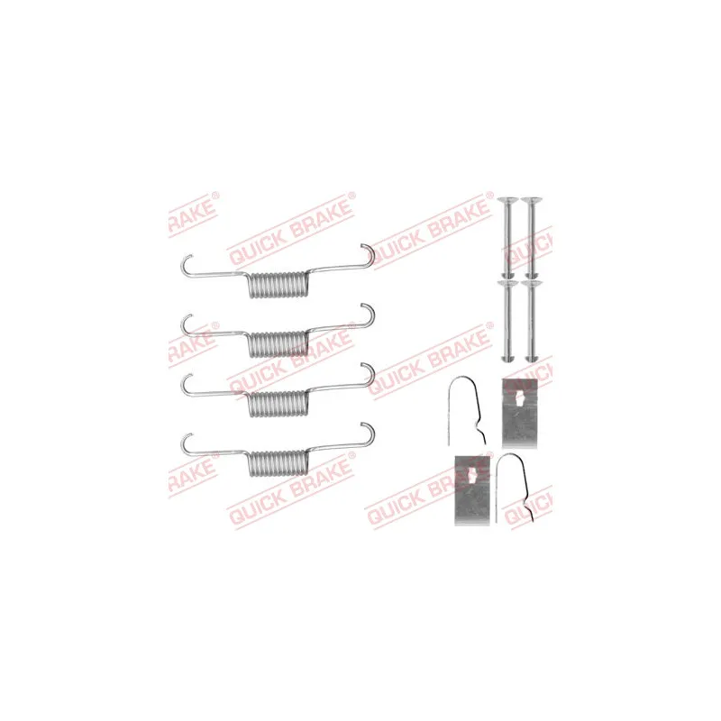 Kit d'accessoires, mâchoires de frein de stationnement QUICK BRAKE 105-0884