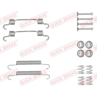 Kit d'accessoires, mâchoires de frein de stationnement QUICK BRAKE 105-0887