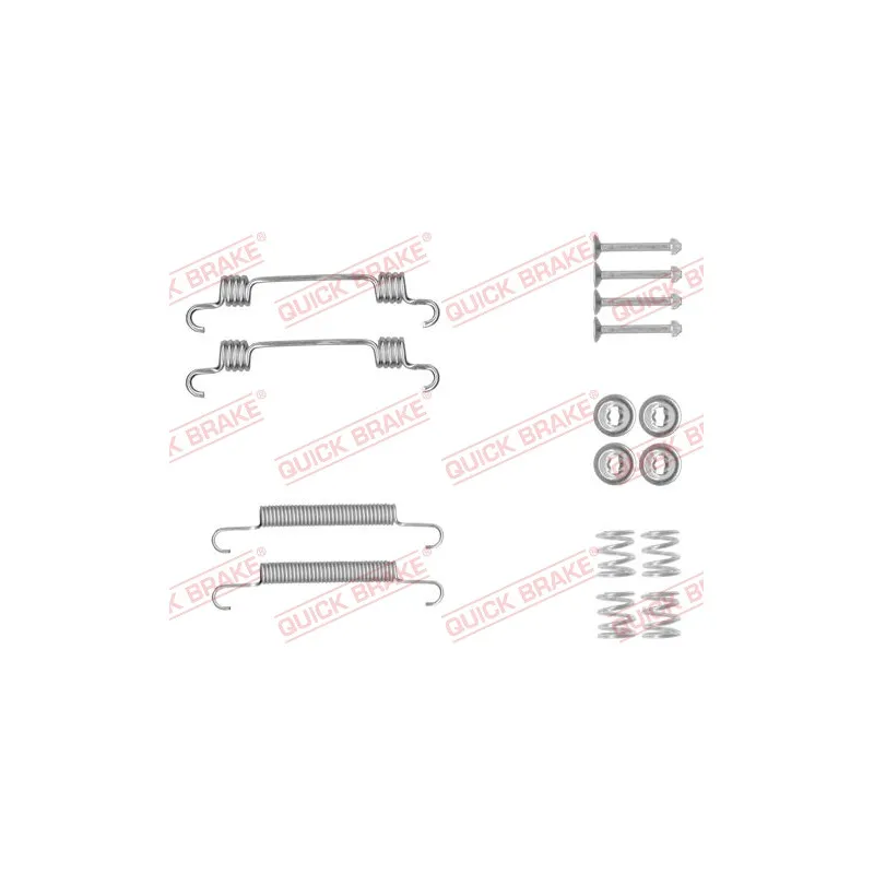 Kit d'accessoires, mâchoires de frein de stationnement QUICK BRAKE 105-0887