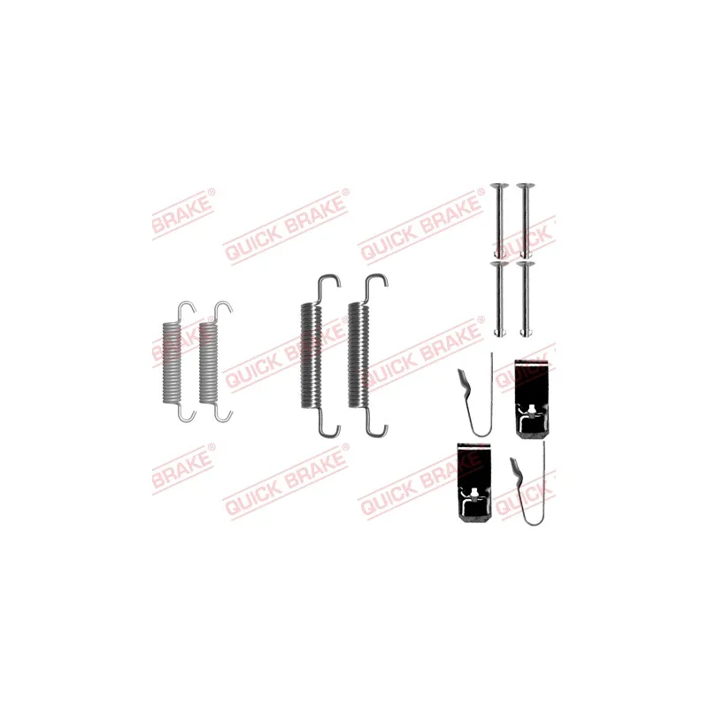 Kit d'accessoires, mâchoires de frein de stationnement QUICK BRAKE 105-0890