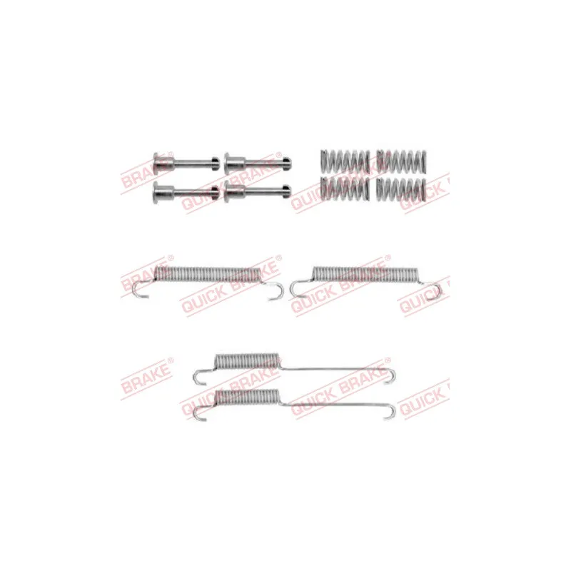 Kit d'accessoires, mâchoires de frein de stationnement QUICK BRAKE 105-0892