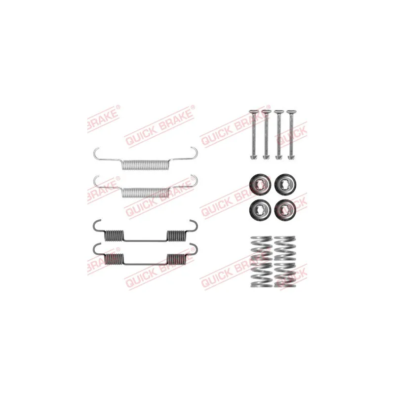 Kit d'accessoires, mâchoires de frein de stationnement QUICK BRAKE 105-0897