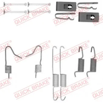Kit d'accessoires, mâchoires de frein de stationnement QUICK BRAKE 105-0898