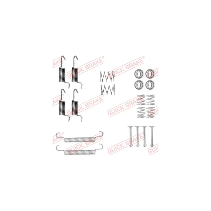 Kit d'accessoires, mâchoires de frein de stationnement QUICK BRAKE 105-0899