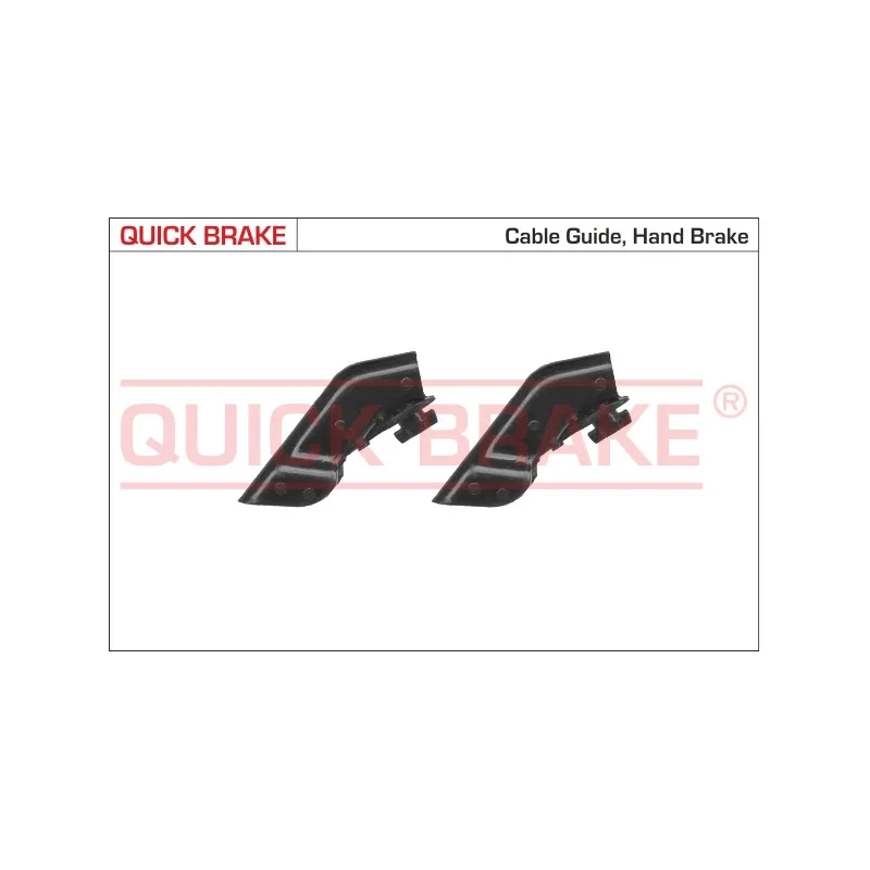 Kit de traction par chaîne, frein de stationnement QUICK BRAKE 10521K