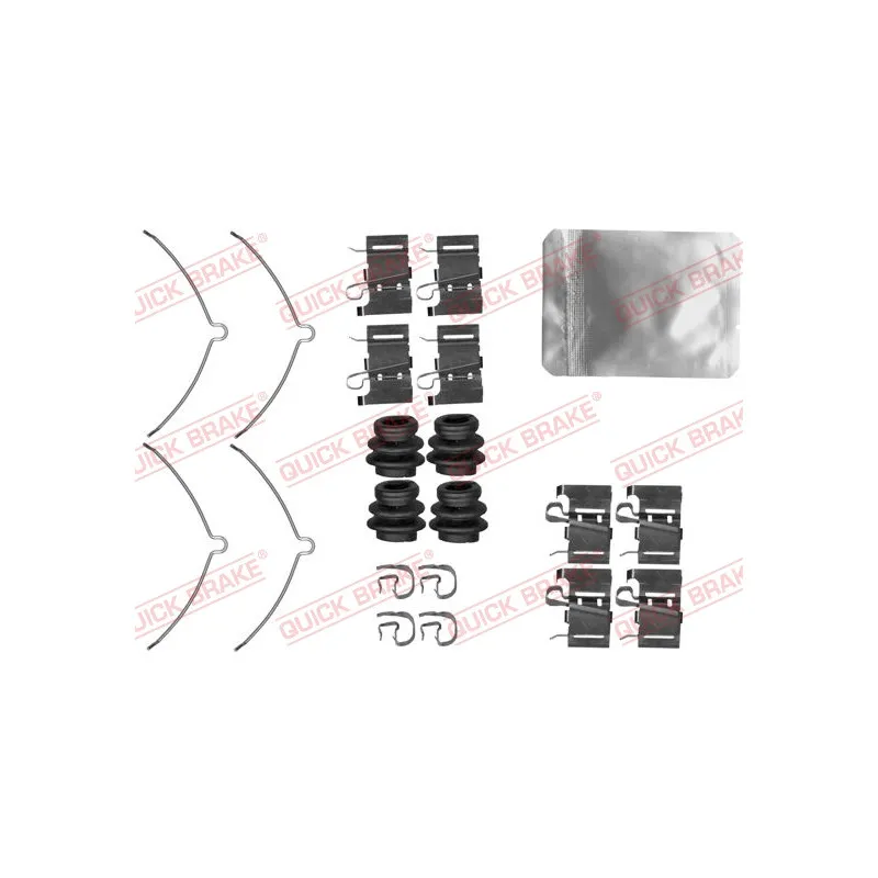 Kit d'accessoires, plaquette de frein à disque QUICK BRAKE 109-0001