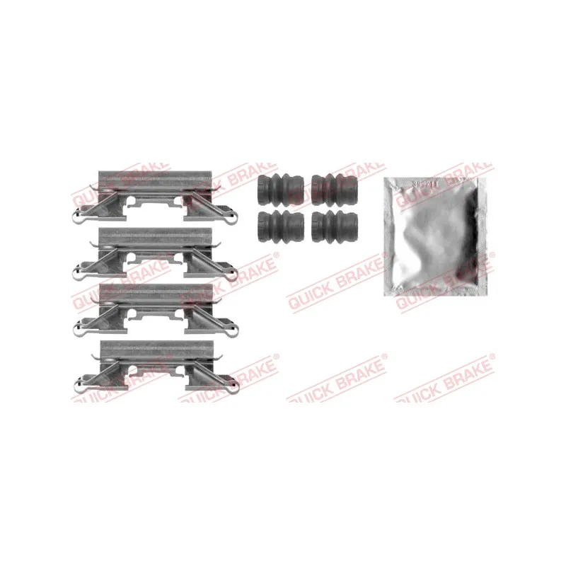 Kit d'accessoires, plaquette de frein à disque QUICK BRAKE 109-0002