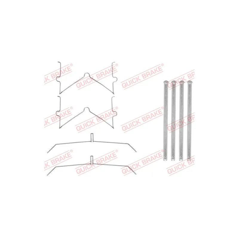 Kit d'accessoires, plaquette de frein à disque QUICK BRAKE 109-0003