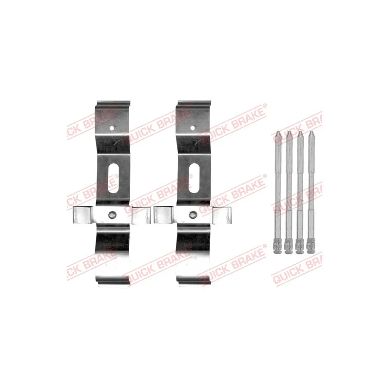Kit d'accessoires, plaquette de frein à disque QUICK BRAKE 109-0004