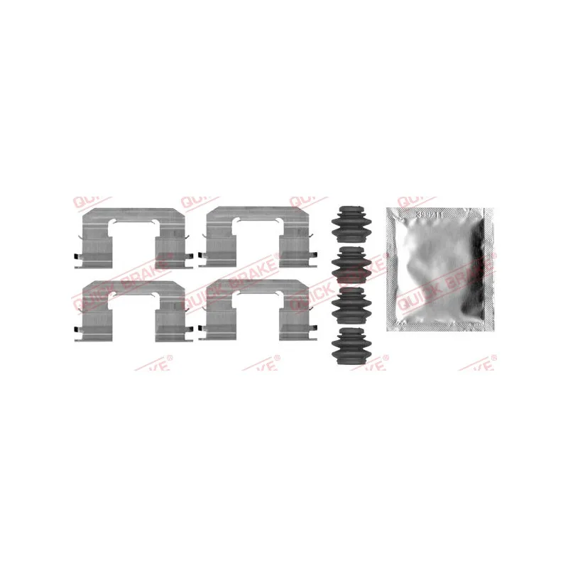 Kit d'accessoires, plaquette de frein à disque QUICK BRAKE 109-0006