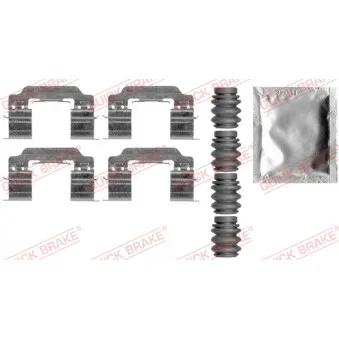 Kit d'accessoires, plaquette de frein à disque QUICK BRAKE 109-0007