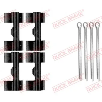 Kit d'accessoires, plaquette de frein à disque QUICK BRAKE 109-0009