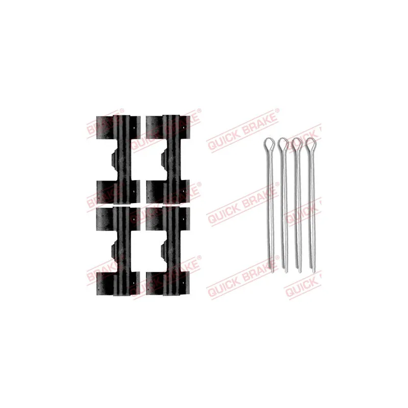 Kit d'accessoires, plaquette de frein à disque QUICK BRAKE 109-0009