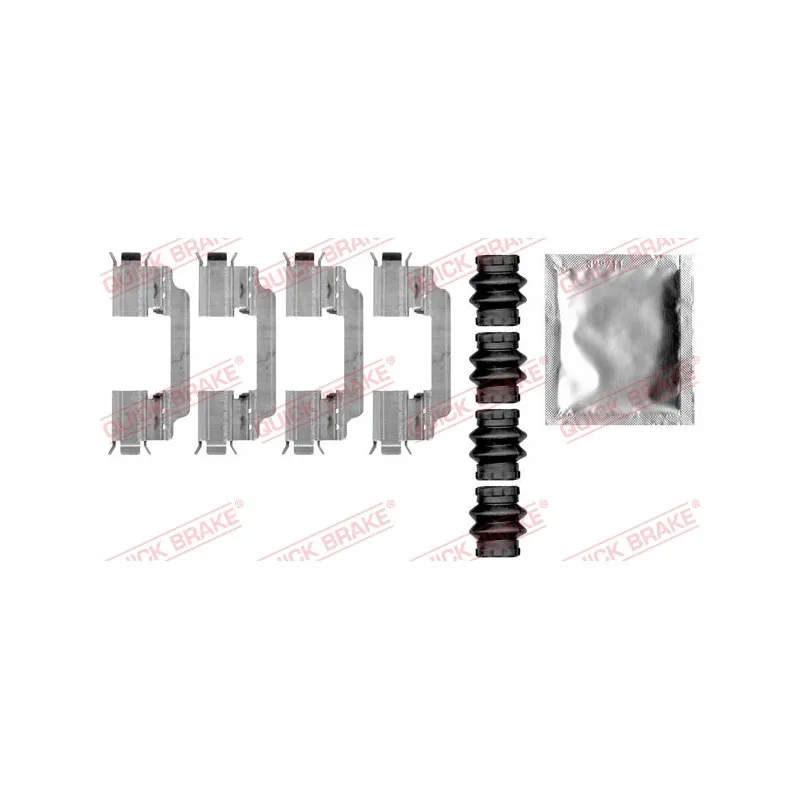Kit d'accessoires, plaquette de frein à disque QUICK BRAKE 109-0010