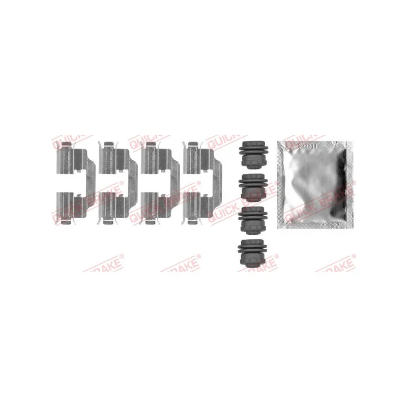 Kit d'accessoires, plaquette de frein à disque QUICK BRAKE 109-0012