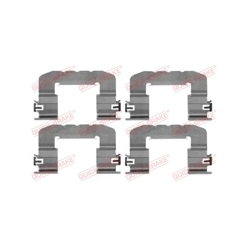 Kit d'accessoires, plaquette de frein à disque QUICK BRAKE 109-0017