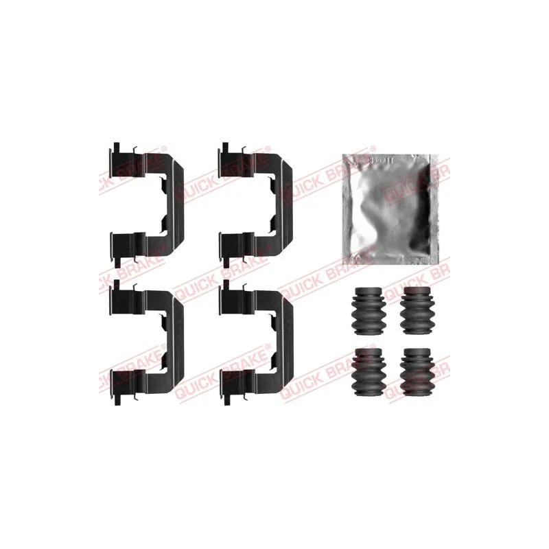 Kit d'accessoires, plaquette de frein à disque QUICK BRAKE 109-0019