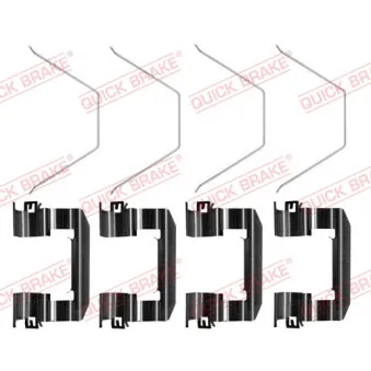 Kit d'accessoires, plaquette de frein à disque QUICK BRAKE 109-0021