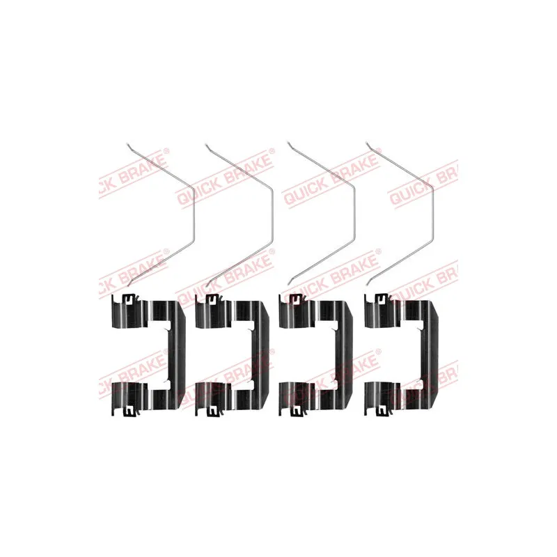 Kit d'accessoires, plaquette de frein à disque QUICK BRAKE 109-0021