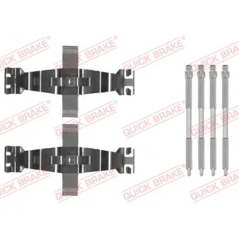 Kit d'accessoires, plaquette de frein à disque QUICK BRAKE 109-0022