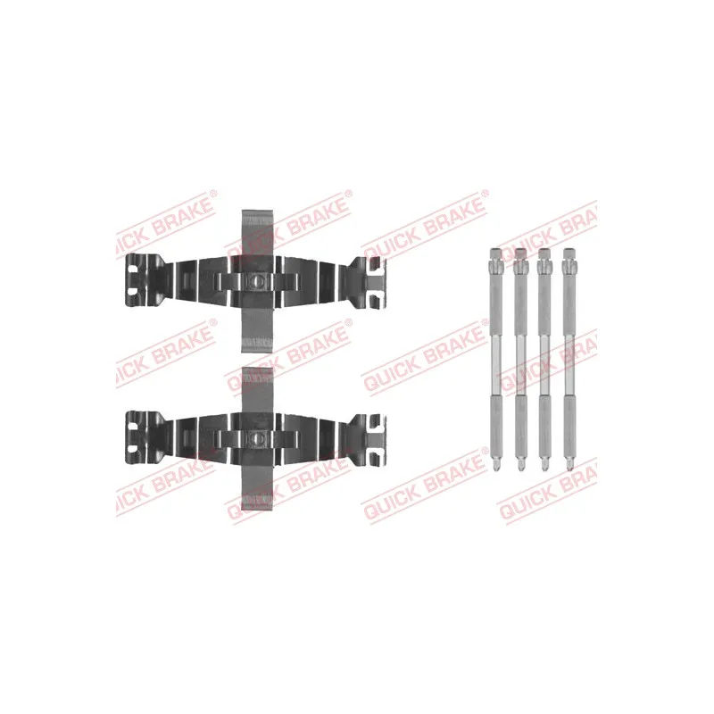 Kit d'accessoires, plaquette de frein à disque QUICK BRAKE 109-0022