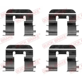 Kit d'accessoires, plaquette de frein à disque QUICK BRAKE 109-0024