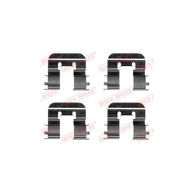 Kit d'accessoires, plaquette de frein à disque QUICK BRAKE 109-0024