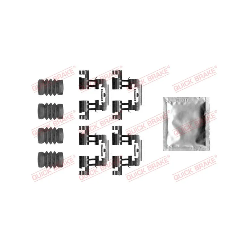Kit d'accessoires, plaquette de frein à disque QUICK BRAKE 109-0025