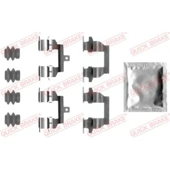 Kit d'accessoires, plaquette de frein à disque QUICK BRAKE 109-0026