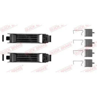 Kit d'accessoires, plaquette de frein à disque QUICK BRAKE 109-0029