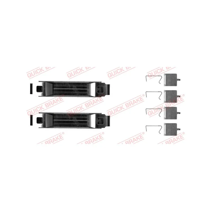 Kit d'accessoires, plaquette de frein à disque QUICK BRAKE 109-0029