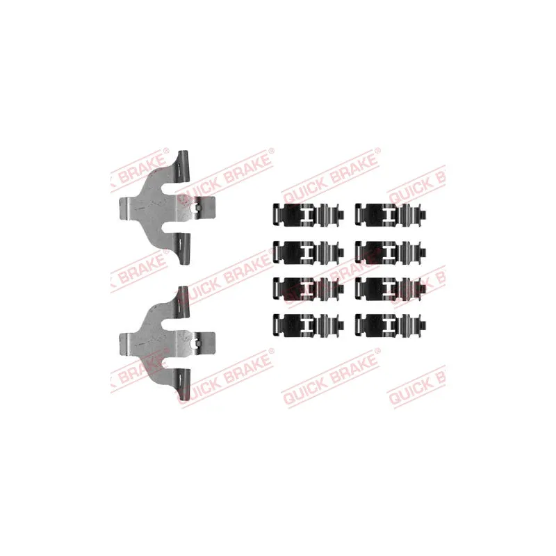 Kit d'accessoires, plaquette de frein à disque QUICK BRAKE 109-0030