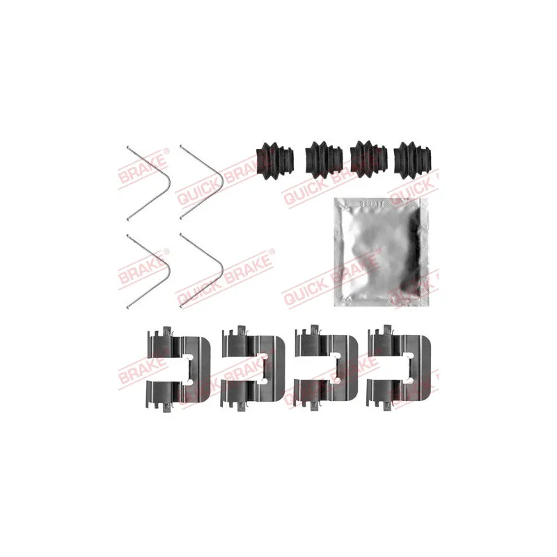Kit d'accessoires, plaquette de frein à disque QUICK BRAKE 109-0033