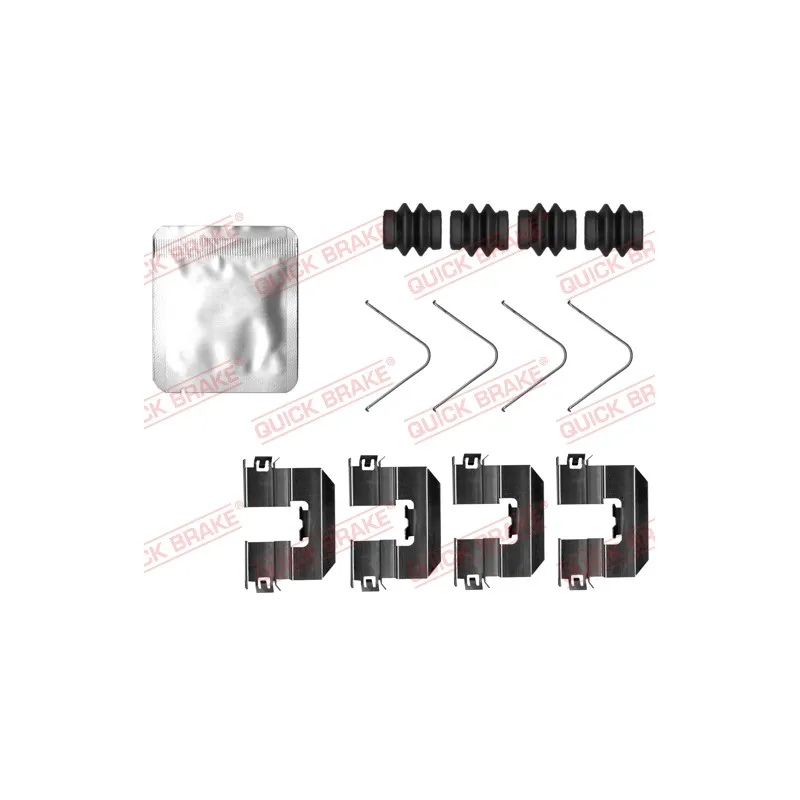Kit d'accessoires, plaquette de frein à disque QUICK BRAKE 109-0034