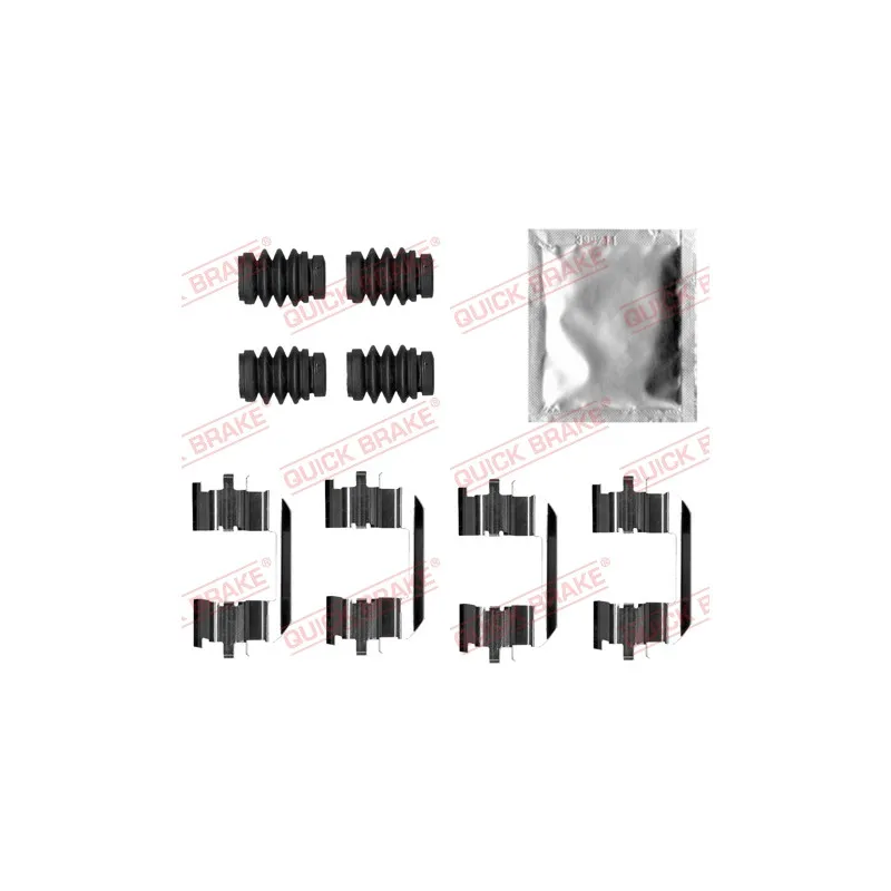 Kit d'accessoires, plaquette de frein à disque QUICK BRAKE 109-0035
