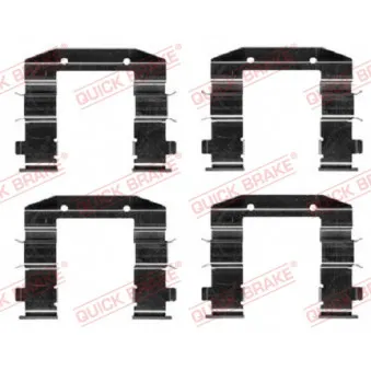 Kit d'accessoires, plaquette de frein à disque QUICK BRAKE 109-0037