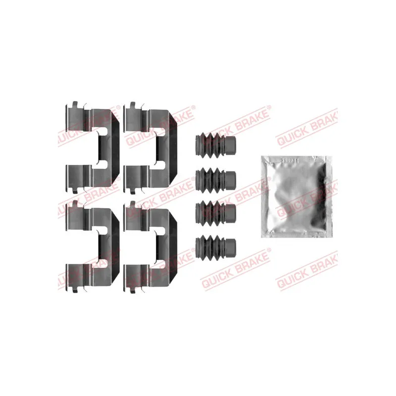 Kit d'accessoires, plaquette de frein à disque QUICK BRAKE 109-0038