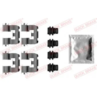 Kit d'accessoires, plaquette de frein à disque QUICK BRAKE 109-0039