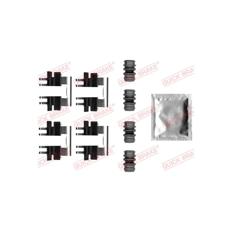 Kit d'accessoires, plaquette de frein à disque QUICK BRAKE 109-0045